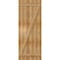 Ekena Millwork Joined Board-n-Batten Shutters w/Z-Bar, Rough Sawn Western Red Cedar, 26 7/8W x 70H, PR RBJ06Z26X070RWR - alternate 2